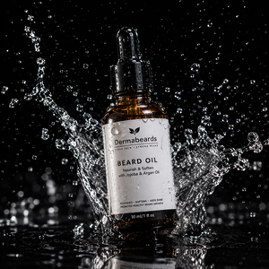 Dermabeards Beard Oil – Jojoba & Argan Oil for Growth & Soft Beard