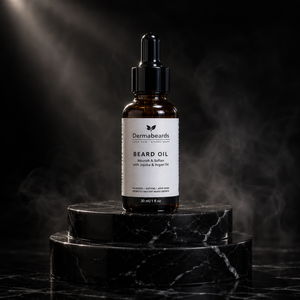 Dermabeards Beard Oil – Jojoba & Argan Oil for Growth & Soft Beard