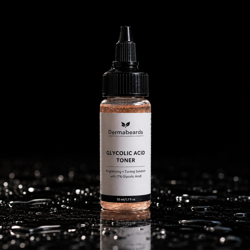 Dermabeards Glycolic Acid Toner 7% – Exfoliate & Brighten Skin
